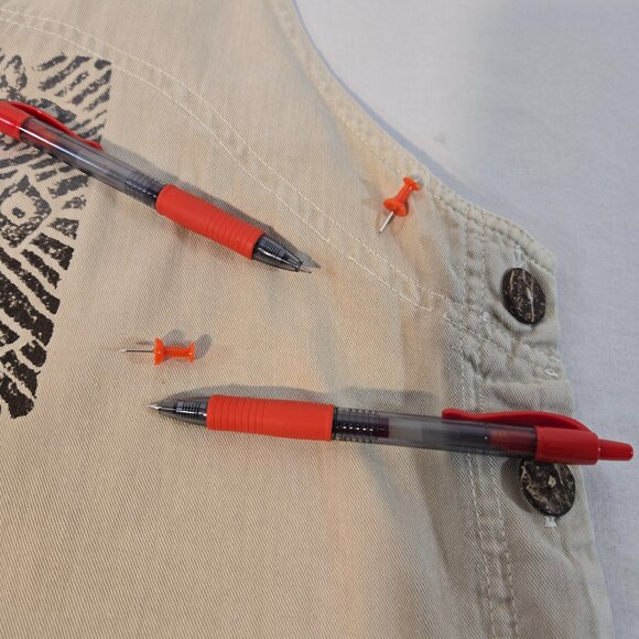 USA Vintage PICCALINO PETITES Modest TAN Floral-Aztec Long Overall Dress Size10P - Picture 14 of 16